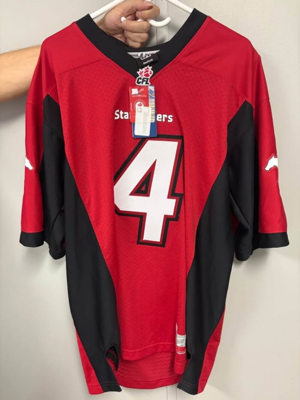 NEW! Calgary Stampeders Tate #4 Jersey - Size XL